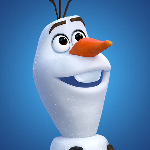 Photo de profil d'Olaf qui regarde le ciel avec beaucoup de curiosité